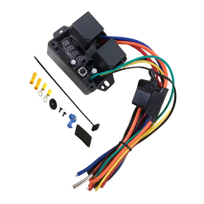 Dual Electric Radiator Fan Adjustable Thermostat Temperature Controller Suitable For Universal Cars