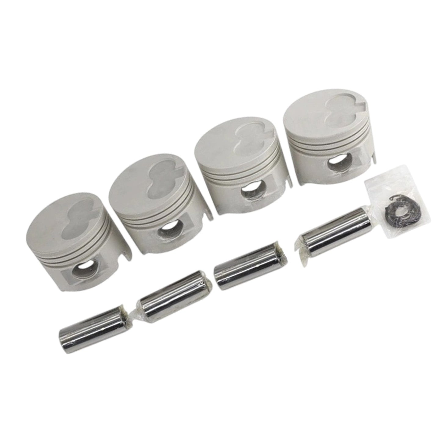 4x Engine Piston Rings & Wrist Pin Sets Suitable for Toyota Hilux 2.8L