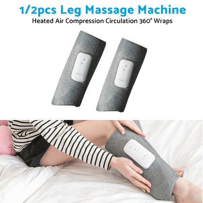 Leg Massager Heated Air Compression Foot Massage Suitable for Circulation Muscle