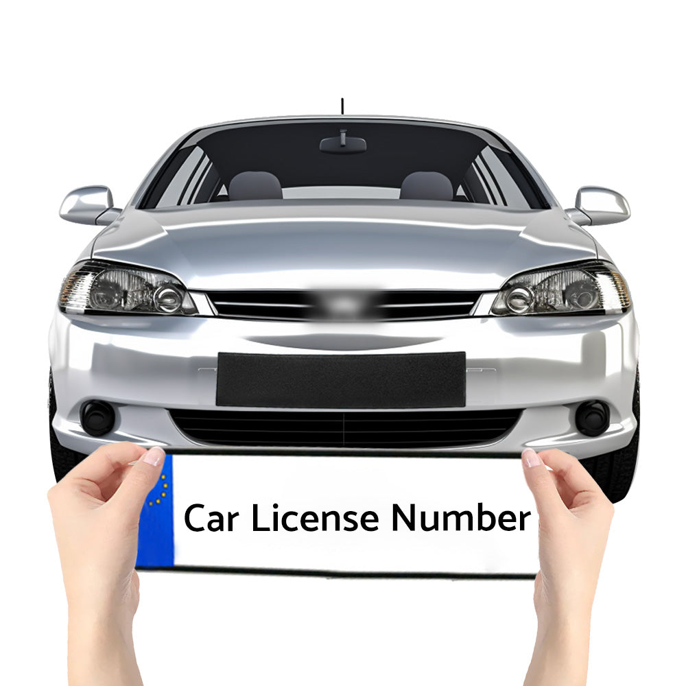 Invisible Adhesive Car License Plate Holder Auto Frameless Number Frame Holder.