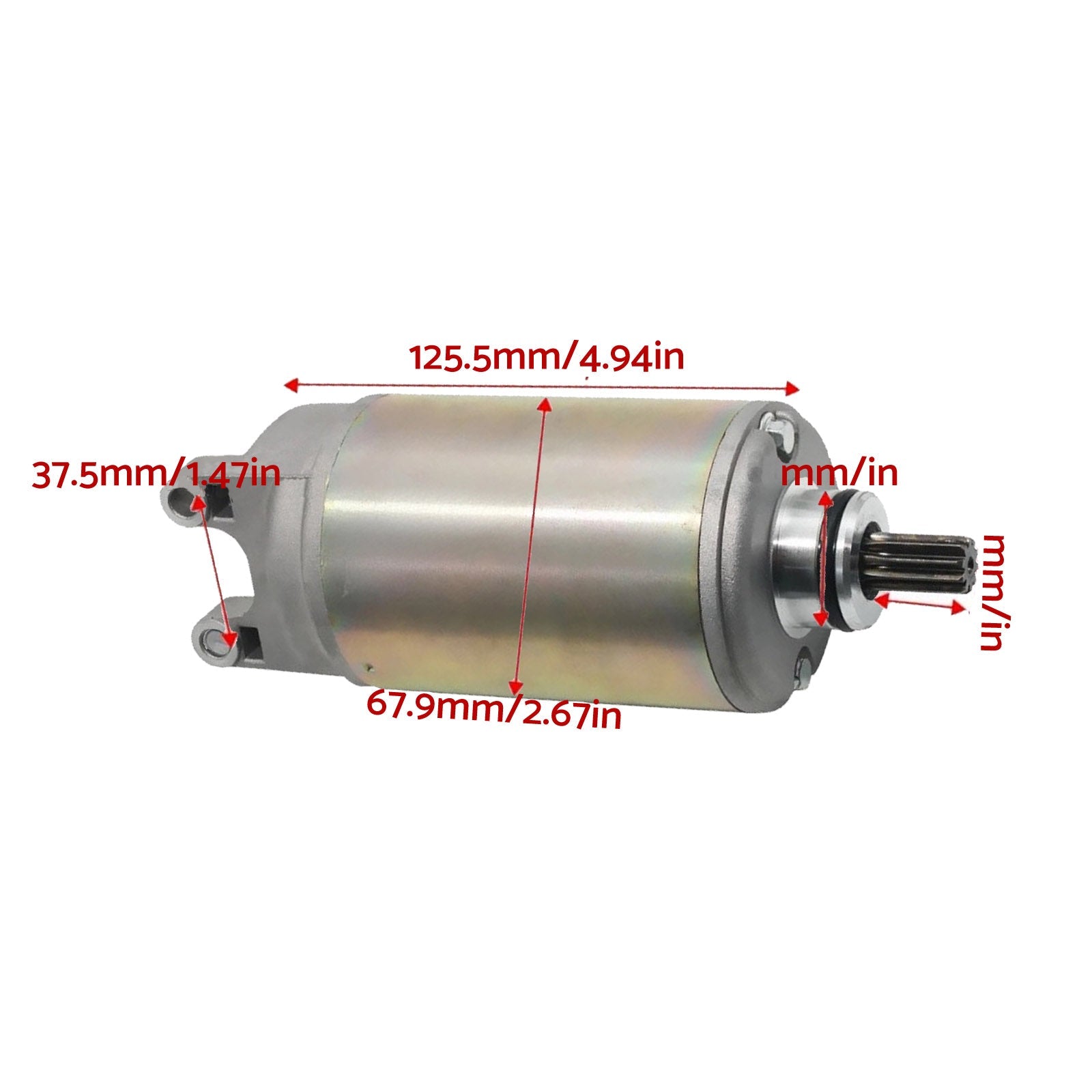 Starter Motor Suitable For Triumph Speed Triple 955/1050, Daytona 955i, Tiger 955i.