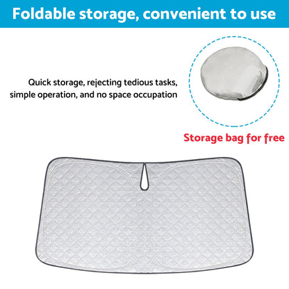 6-Layer Windscreen Sun Shade Suitable For Isuzu D-MAX 2020-2024 UV Protection
