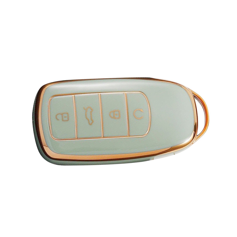 TPU Car Remote Key Fob Case Cover Suitable For Chery Omoda 5 Green.
