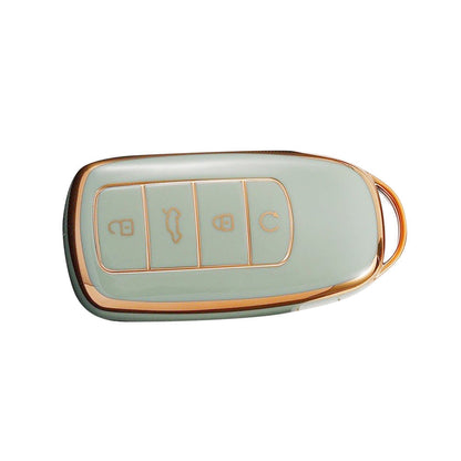 TPU Car Remote Key Fob Case Cover Suitable For Chery Omoda 5 Green.