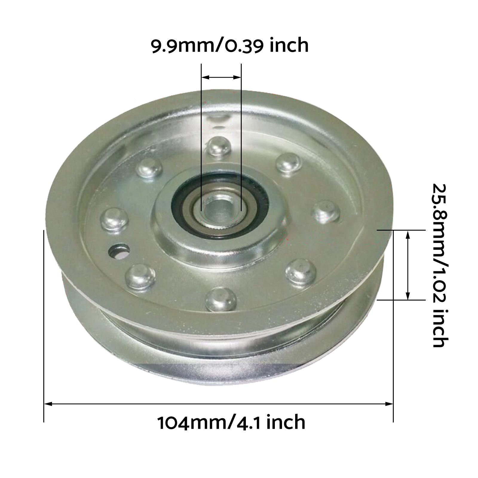 Blade, Belt & Flat Idler Pulley Suitable For MTD / Cub Cadet Ride-On Mowers 756-0627.