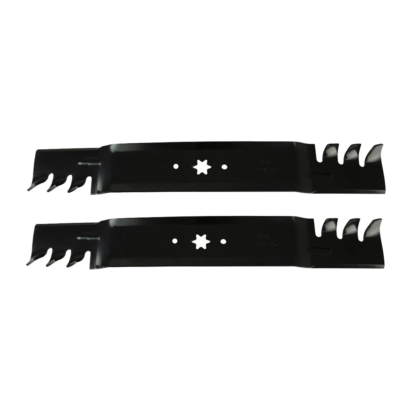 2x 42inch Blade Suitable for MTD  and  Cub Cadet ZTR RZT42 Gator Type Toothed Mulching.