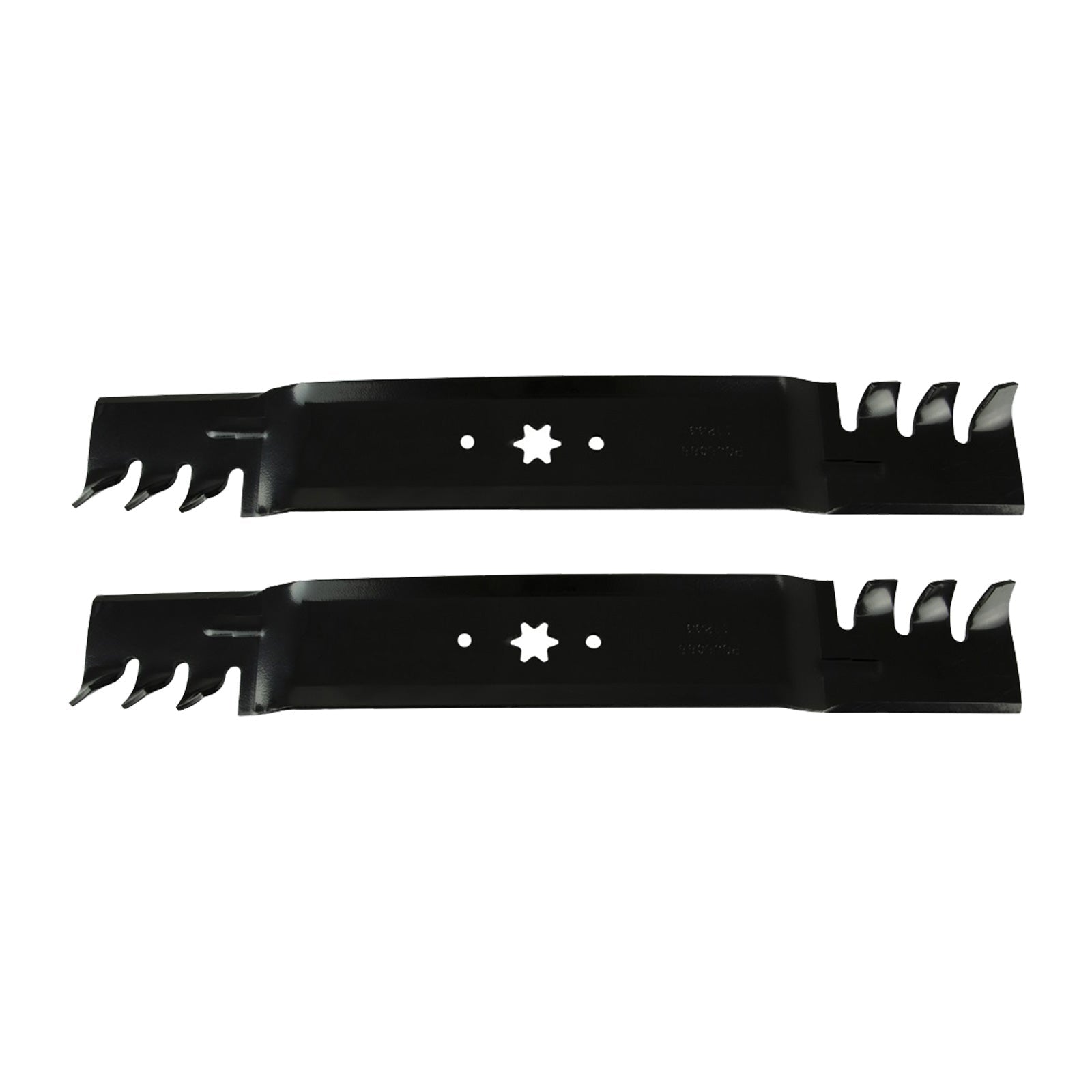 2x 42inch Blade Suitable for MTD  and  Cub Cadet ZTR RZT42 Gator Type Toothed Mulching.