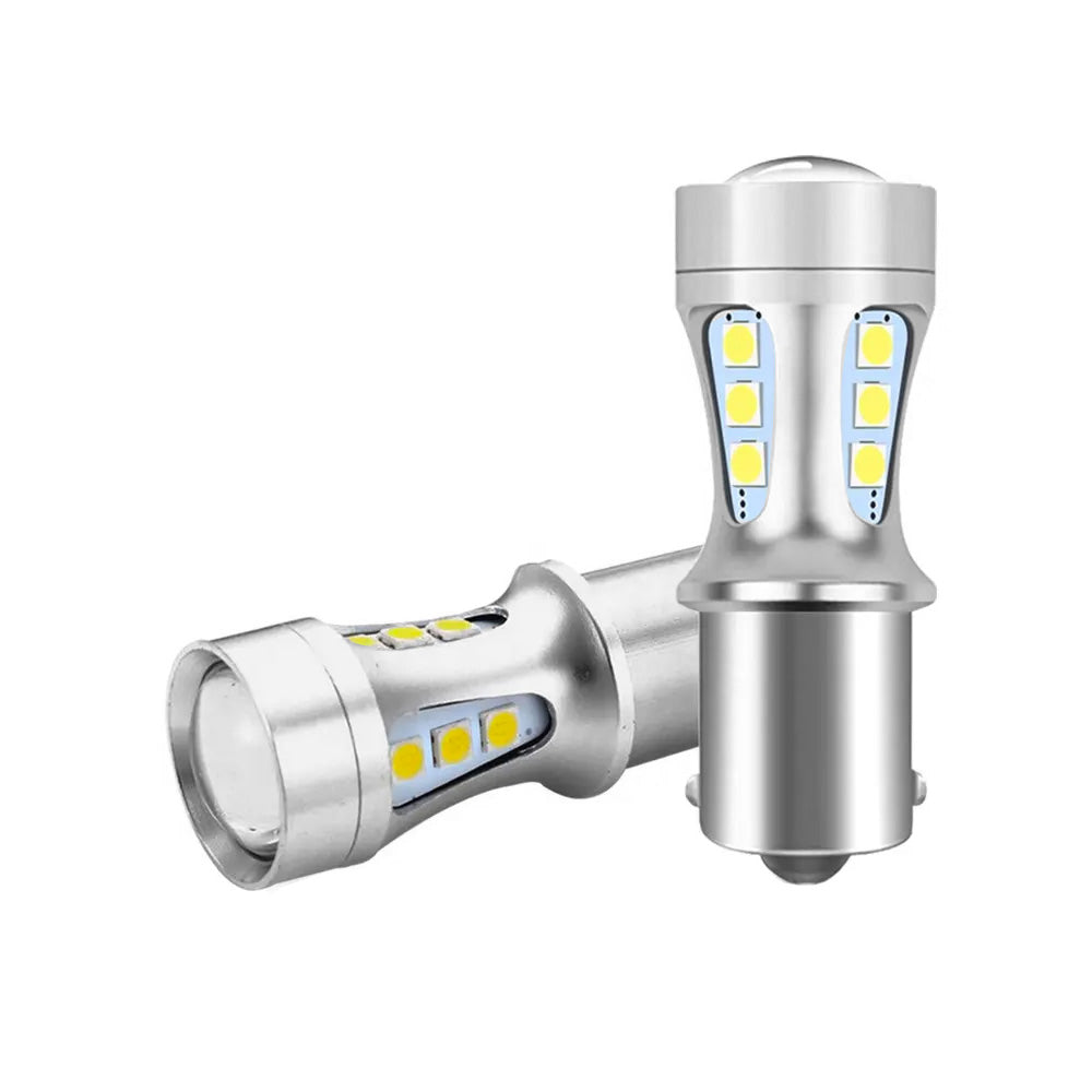 2x LED Reverse Tail Light Bulbs Globe Suitable For Toyota Landcruiser 80 Series.