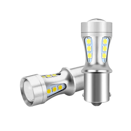 2x LED Reverse Tail Light Bulbs Globe Suitable For Toyota Landcruiser 80 Series.