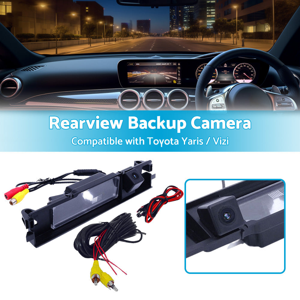 Car Reverse Rear View Backup Camera Suitable for Toyota Yaris Vizi 2006-2012.
