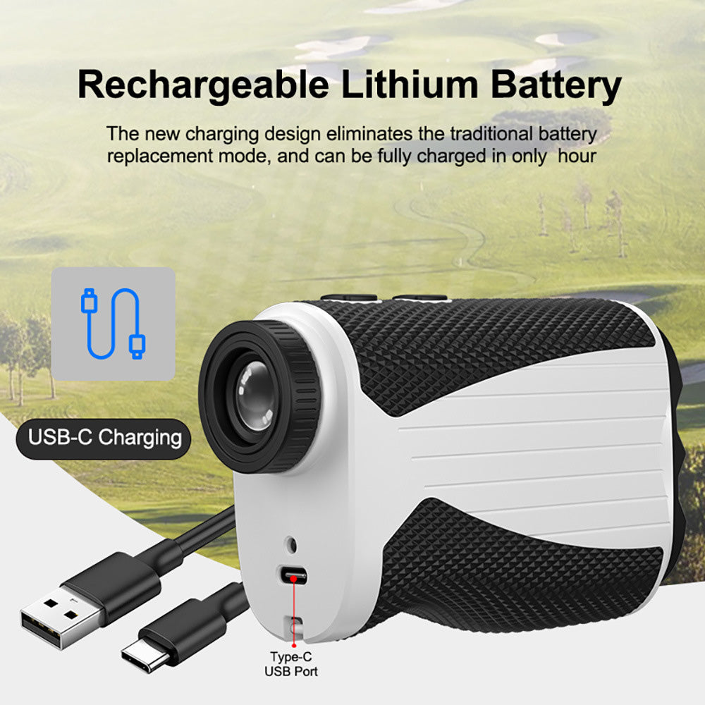 Golf Rangefinder With Slope 1200 Yards 7X Laser USB-C Magnetic