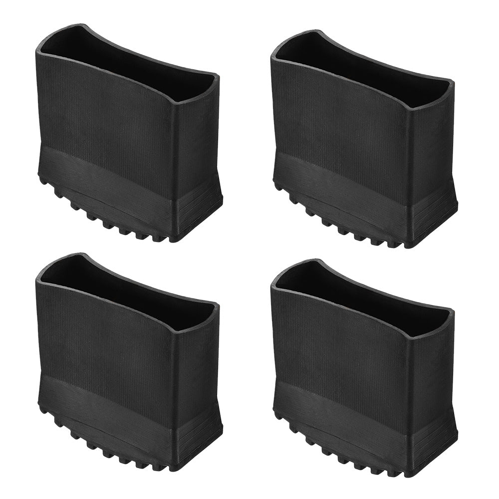 4Pcs Rubber Non Slip Ladder Feet Mat Cushion Replacement for Aluminum Ladder.
