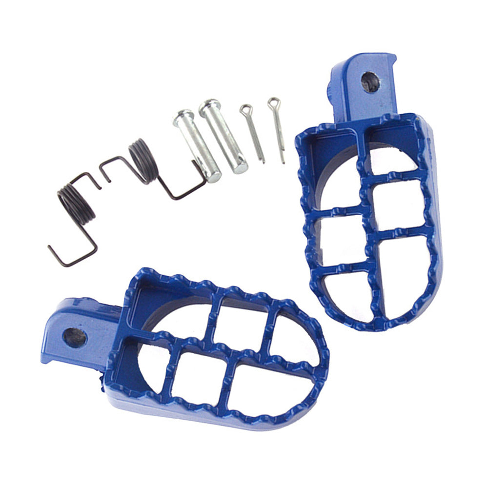 Blue FOOT PEG FOOTREST ASSEMBLY FOOTPEG Suitable For YAMAHA PW50 PY50 PEEWEE.