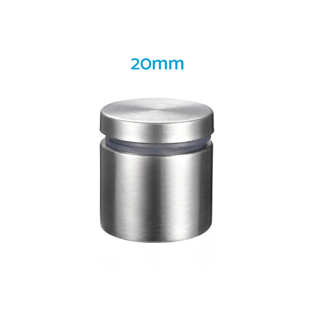 20x Stainless Steel Standoff Bolts Suitable For Sign and Advertisement Mounting.