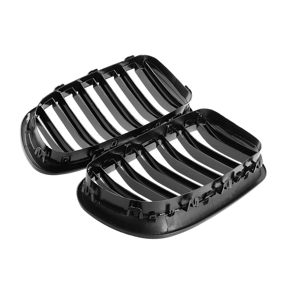 Bumper Bar Grille Gloss Black Suitable For BMW 5 Series F10 F11 Front Bumper Replacement Assembly.