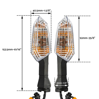 Rear Turn Signal Indicator Suitable For Kawasaki Ninja 250 300 650 1000 Z1000SX.