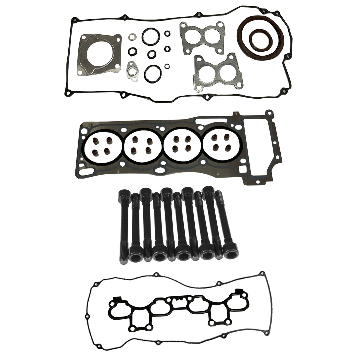 Cylinder Head Gasket Kit & Bolt Set Suitable for Nissan Pulsar N16 1.8L
