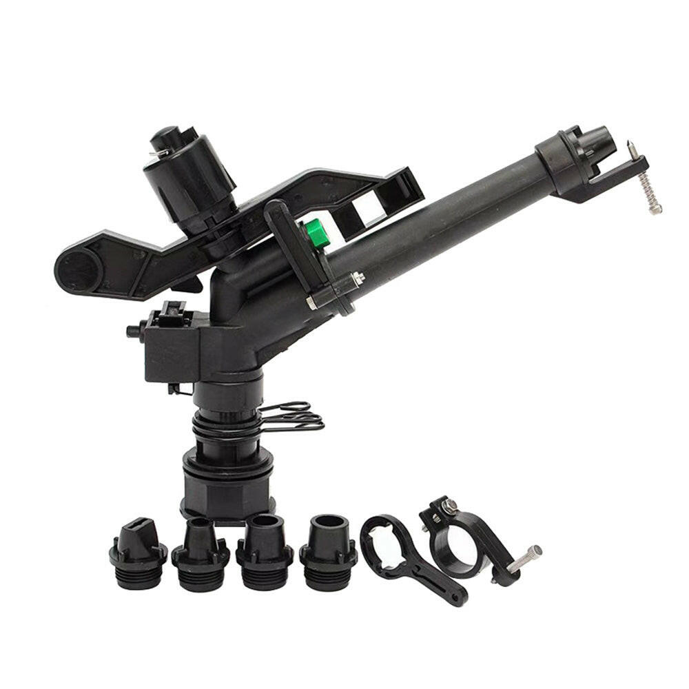 DN40 Impact Sprinkler Spray Gun Head With 5 Spray Nozzles Suitable For Agricultural Irrigation Systems.