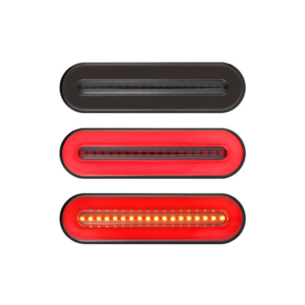 2X Tail Lights 18 LED Stop Flowing Turn Signal Brake Rear Truck Trailer ATV UTV.
