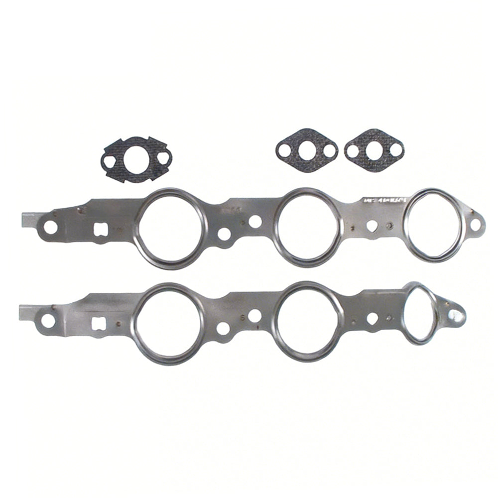 Exhaust Manifold Gasket Set Suitable for Chevrolet GMC Buick Cadillac V8.