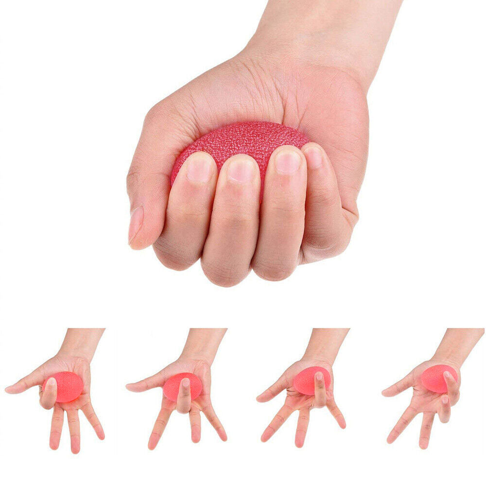 Hand Therapy Stress Relief Exercise Balls Set 4x Suitable For Hand Grip Strengthening and Finger Rehabilitation.