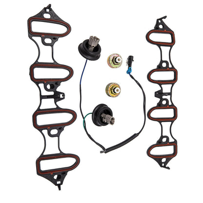 Knock Sensor Harness & Intake Manifold Gasket Kit Suitable for GM 4.8L 5.3L 6.0L.