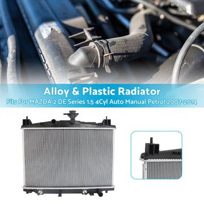 RADIATOR for MAZDA 2 DE Series 1. 5 4Cyl Auto Manual Petrol 2007-2014.