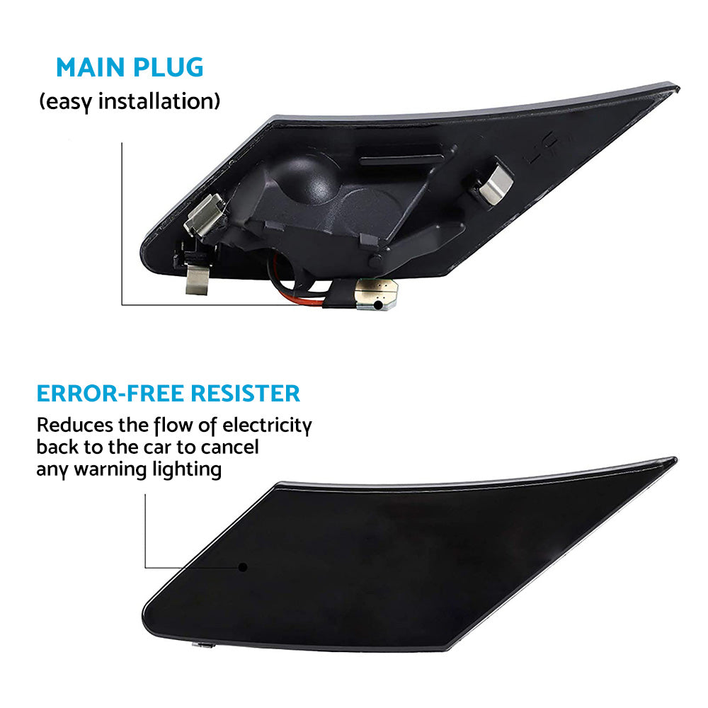 2x LED Side Marker Bumper Indicator Light Suitable For Toyota 86 Subaru BRZ Scion.