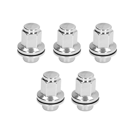 5x 14x1.5 Alloy Wheel Lug Nuts Suitable For Toyota Landcruiser 76, 79, 100, 200 Series