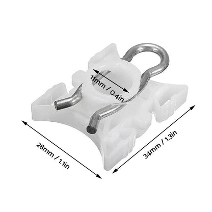 8x Window Regulator Slider Clip Bushes Suitable For BMW E32 / E34 / E36 / E85 / E92 / E93