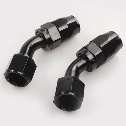 Aluminium Baffled Engine Oil Catch Can 0. 75L 2 Port AN10  3M Hose Fitting Kit.