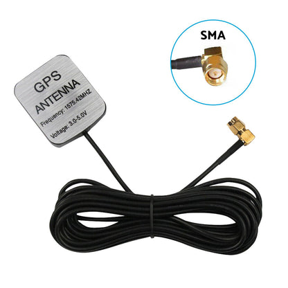 GPS Antenna With SMA Plug Active Aerial Extension Cable Suitable For Car DVD Head Unit Stereos