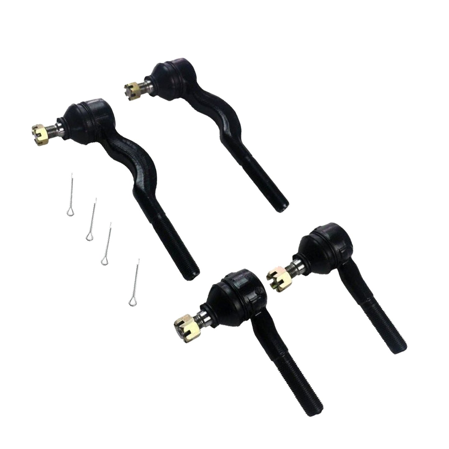 Inner & Outer Tie Rod End Kit 4x Suitable For Mitsubishi Triton MK 4WD 1996-2006