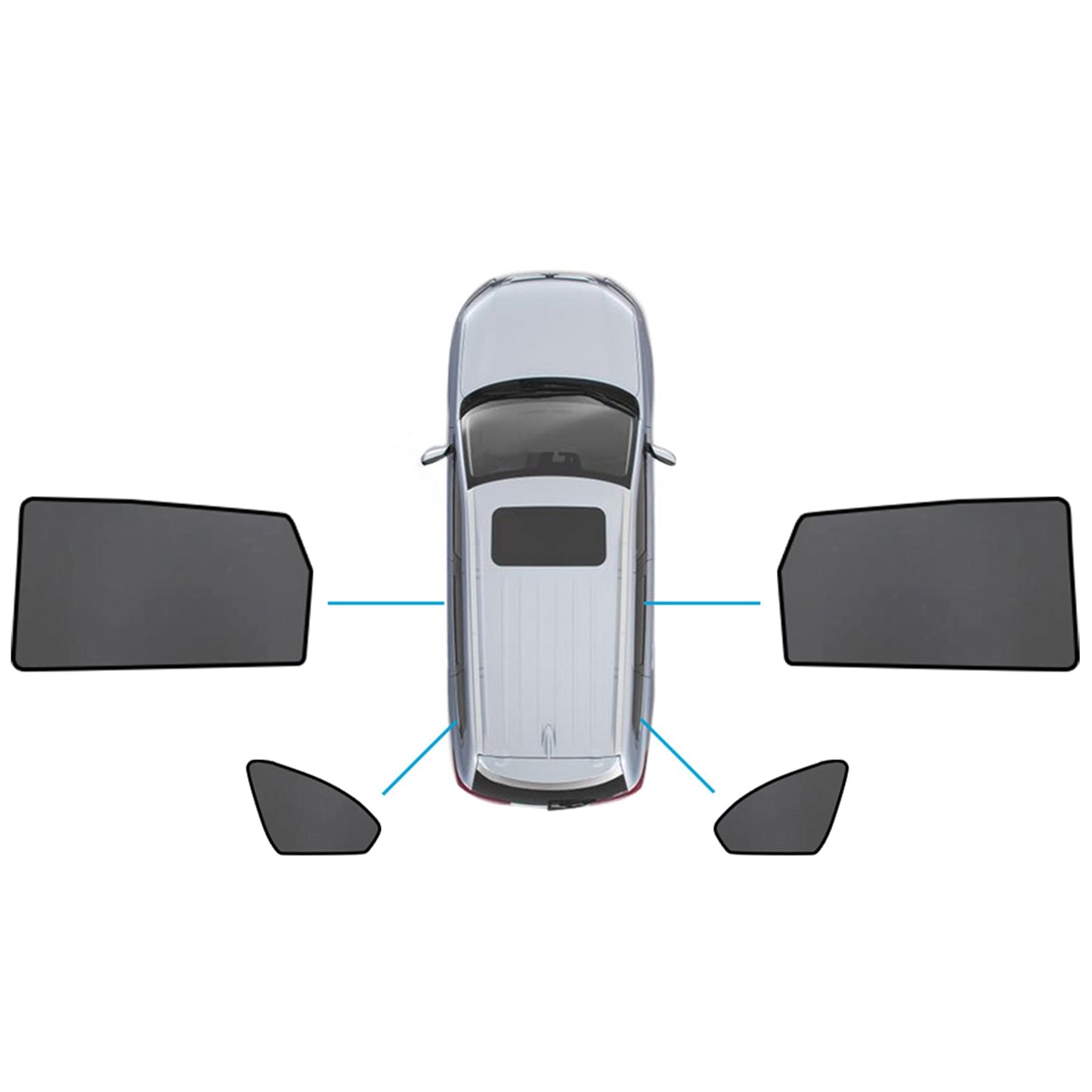 Car Magnetic Mesh Sun Blind Shade Suitable For Holden Captiva CG 2006-2017