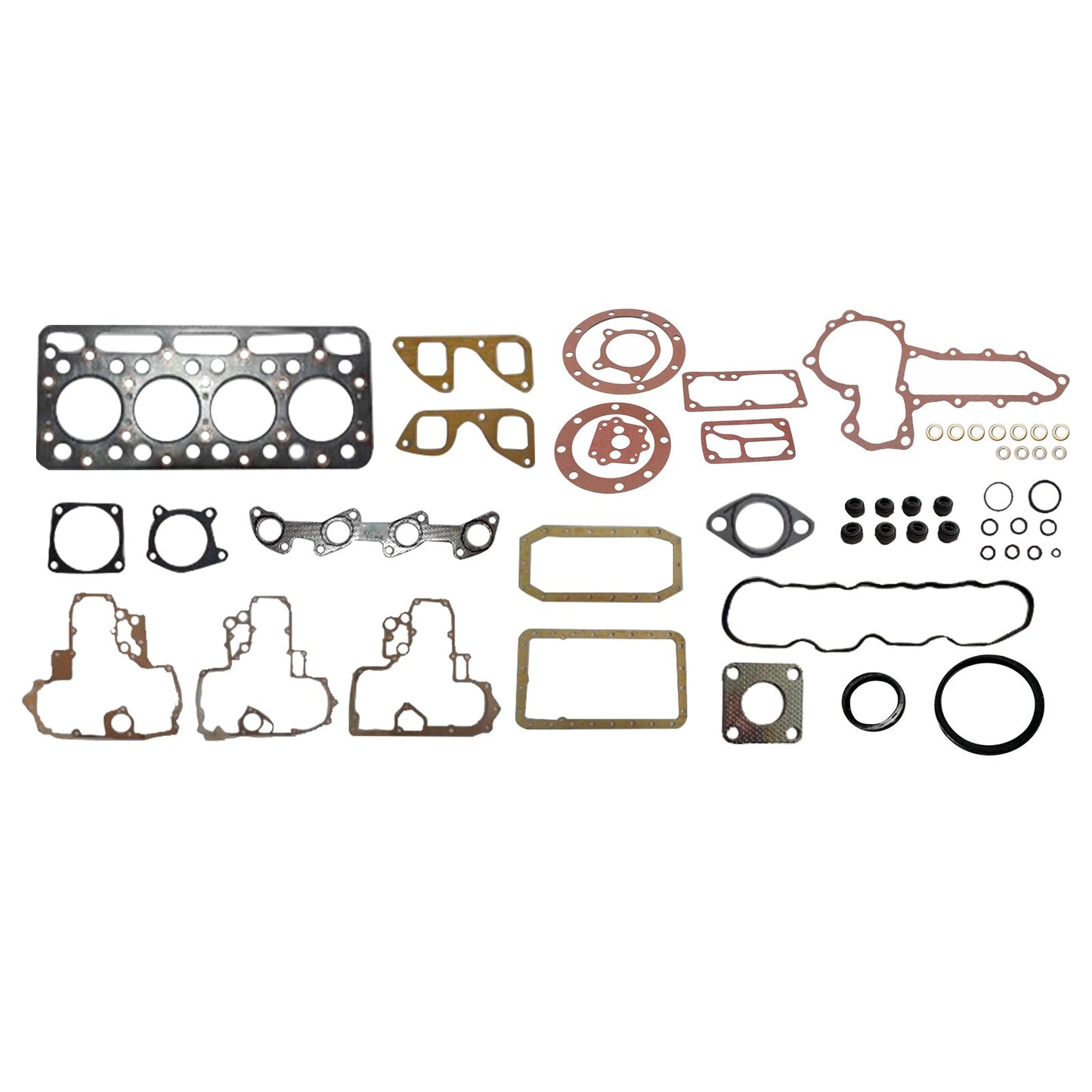 Full Overhaul Gasket Kit Upper & Lower Set Suitable For Kubota V1902 15808-03310