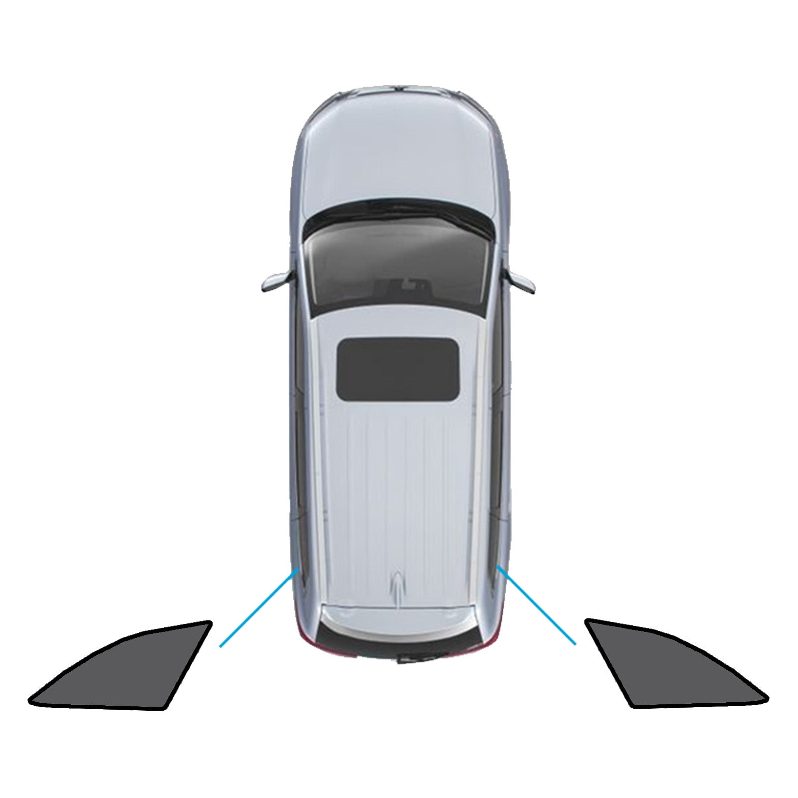 Magnetic Mesh Sun Blind Shades Suitable for Audi A4 Wagon B9 2016+On Front/Rear.