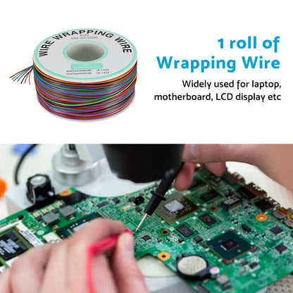 Wrapping Wire Tin Plated Copper Wire P or N DM-30-1000 30 AWG 250M Length 8 Colors.