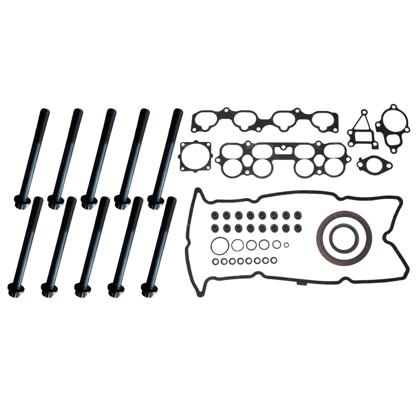 VRS Head Gasket Kit & Bolt Set Suitable for Nissan X-Trail T30 2.5L QR25DE