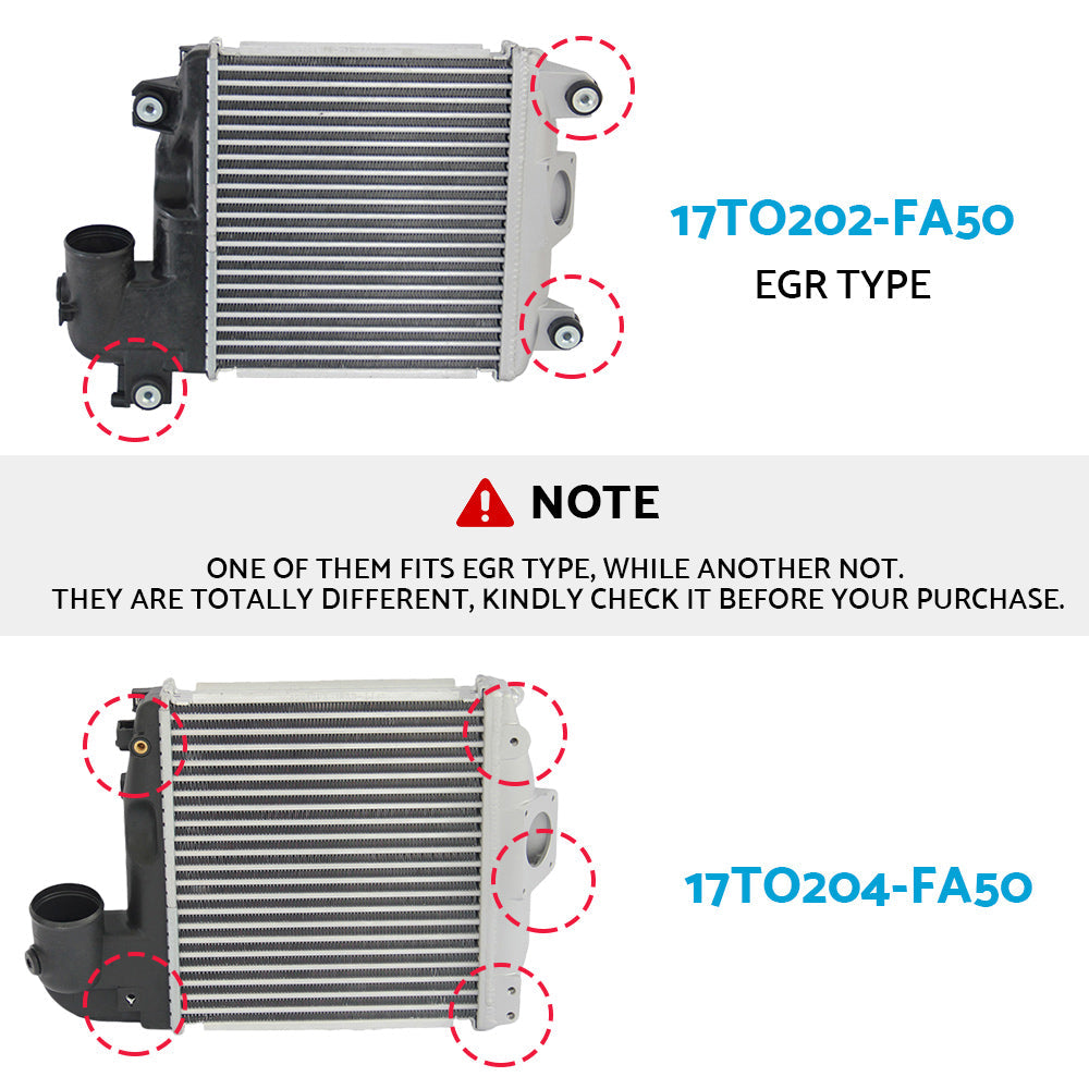 Intercooler Suitable For Toyota Hilux KUN26 / KUN16 3.0 1KD-FTV EGR Type Turbo Diesel 2005-2015