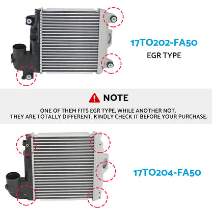 Intercooler Suitable For Toyota Hilux KUN26 / KUN16 3.0 1KD-FTV EGR Type Turbo Diesel 2005-2015