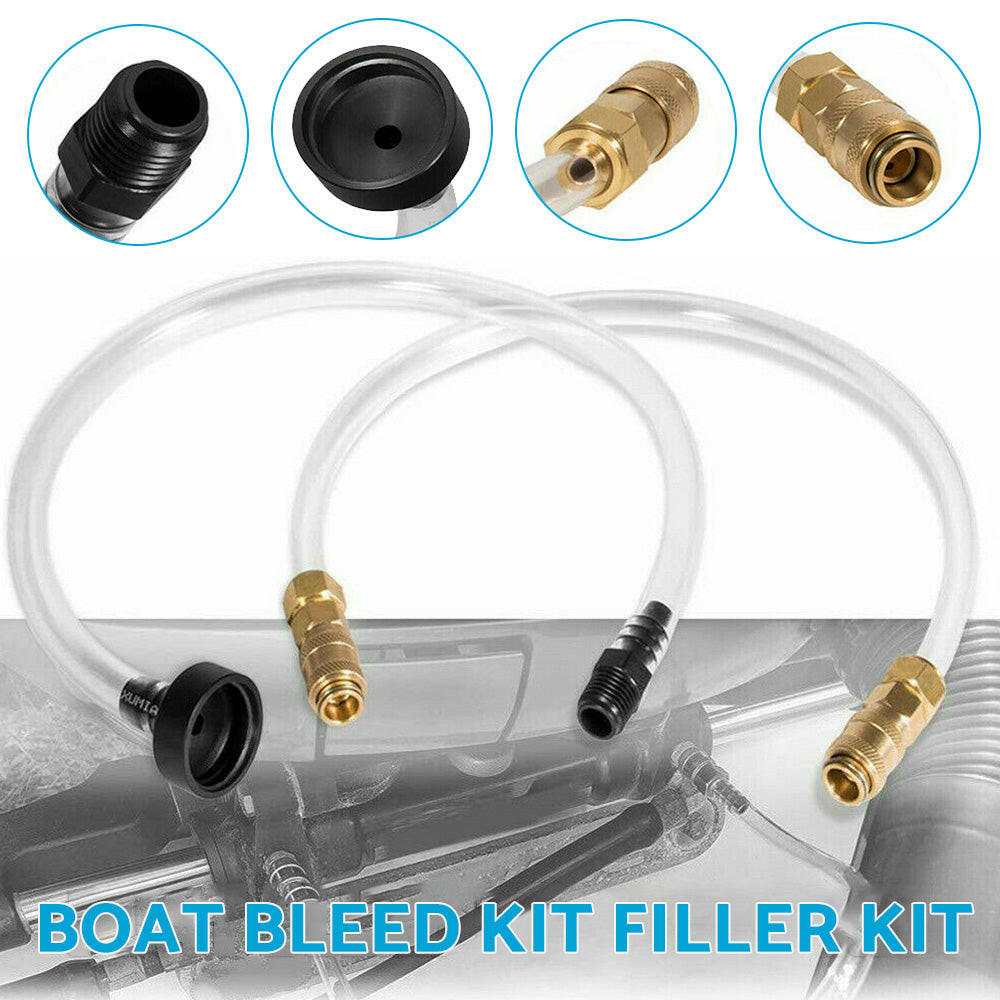 Bridge Tube and Hose Bleed Filler Kit Suitable For Seastar Hydraulic Steering Systems.