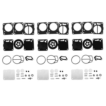 3x Carburetor Carb Rebuild Repair Kit Suitable Sea-Doo SP SPI SPX HX GS GSI GSX.