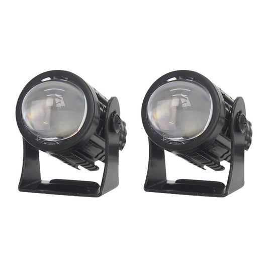 2X LED Motorcycle Headlight Spot Lights Car Driving Fog Lamp Yellow White 12-24V.