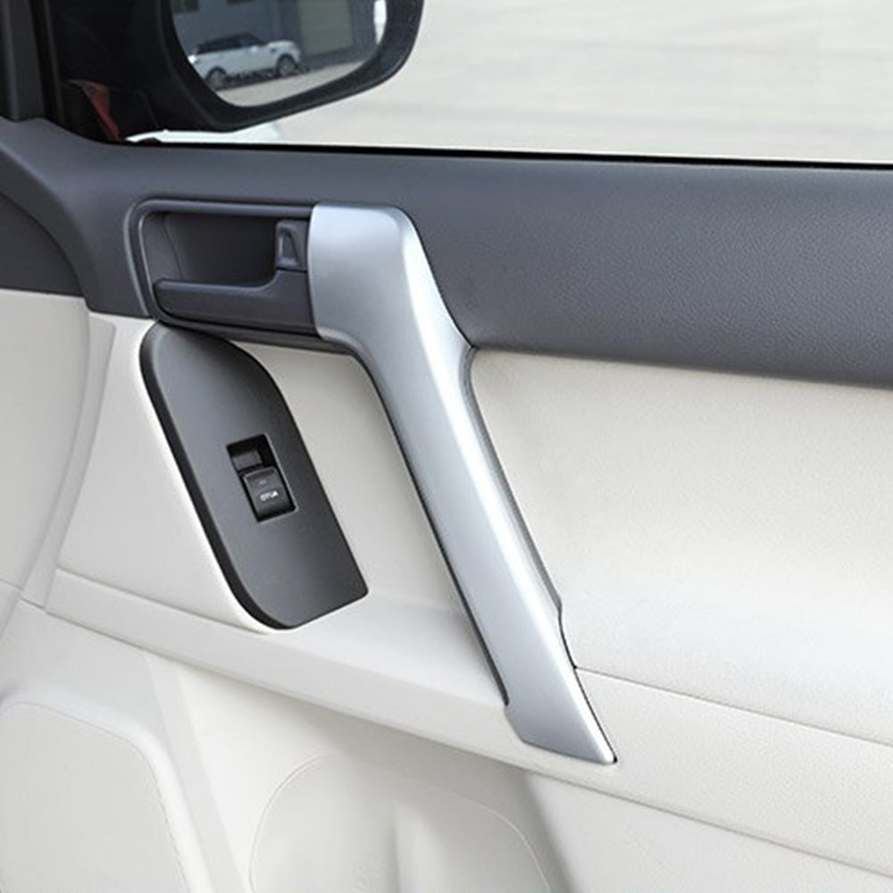 4PCS Matte Front Door Armrest Cover Trim Suitable For Land Cruiser Prado J150.
