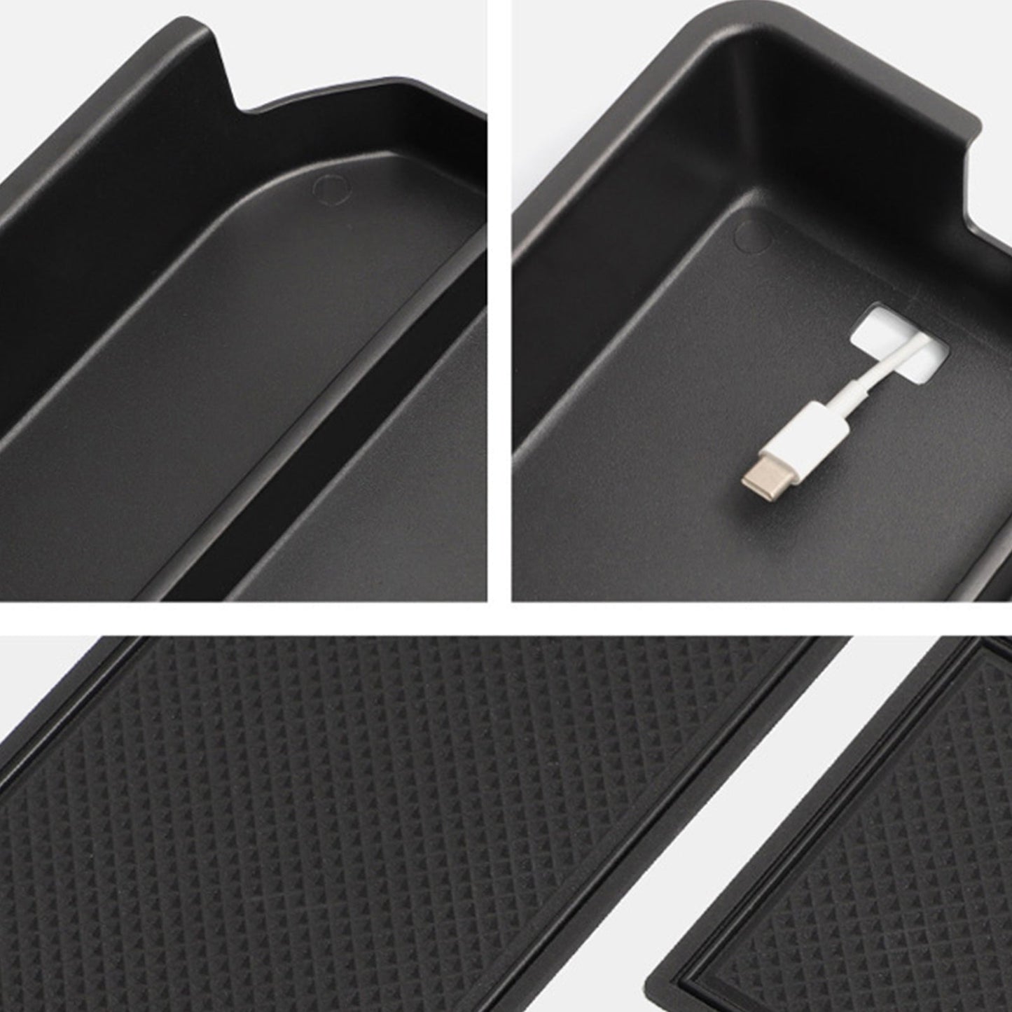 Center Armrest Storage Box Organizer Suitable For Toyota Prado LC250 2024-2025