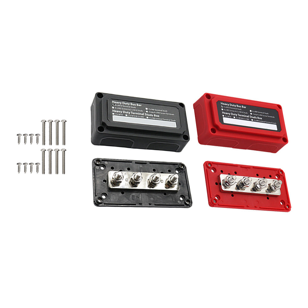 M10 300A DC 12V-48V Stud Bus Bar Power Distribution Box Suitable for Heavy Duty