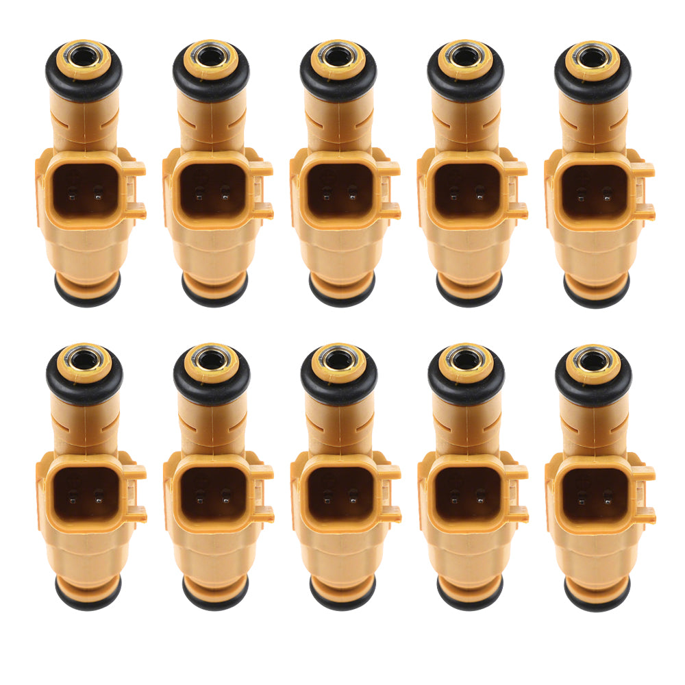 10x Fuel Injector Suitable For Ford E-350 F-250 F-350 F-450 F-550 F53 6.8L V10