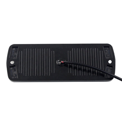 12 LED Strobe Light Emergency Warning Beacon White Amber 12V/24V