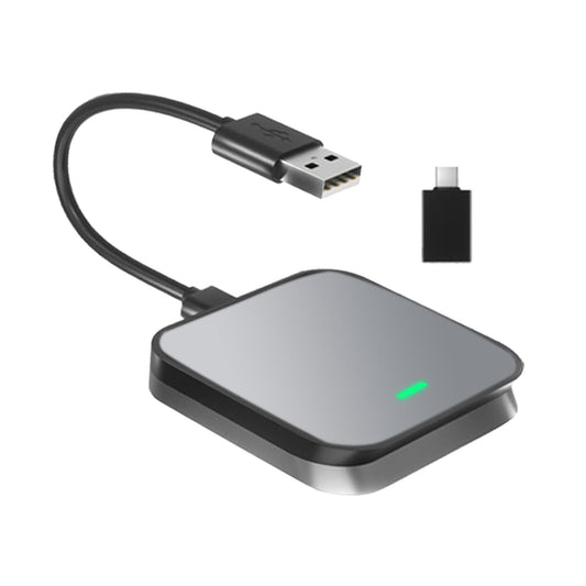 Gray Bluetooth USB Wireless Receiver Suitable For Apple CarPlay Adapter.