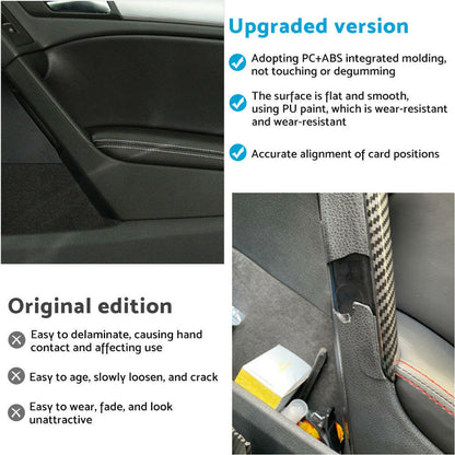 Right Inner Door Trim Pull Handle Cover Suitable For VW Golf MK6 2009-2013.
